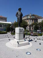 Rijeka, Denkmal fr Iwan Zajc am Kazalinsj Platz (30.04.2017)