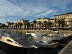 Blick zur wunderschnen Hafenpromenade von Split (Oktober 2011)