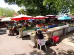 Markttag in Trogir, hier werden Obst u.