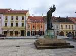 Varazdin, Denkmal fr Grgur Ninski am Franjevacki Platz (03.05.2017)