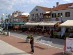 Biograd, Restaurants an der Hafenpromenade Obala Kraija Petra Kresimira (03.05.2012)