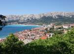 Aussicht auf die Altstadt von Baska auf der Insel Krk (30.04.2017)