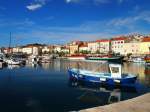 Mali Loinj Hafen auf der Insel Loinj am 20.9.