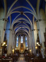 Zagreb, gotischer Innenraum der Kirche des hl.
