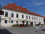 Zagreb, Museum Prekinutih und Cafe Skrabatorij am Katarinin Platz (01.05.2017)