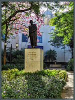 Statue des Unabhängigkeitskämpfers Simón Bolívar in der Altstadt von Havanna.