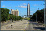 Blick von der Avenida Paseo zum Platz der Revolution.