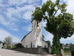 Brachtenbach, Pfarrkirche Saint-Andre in der Groussgaass (21.06.2022)