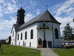 Hachiville, Pfarrkirche Saint-Martin in der Duarrefstrooss (21.06.2022)