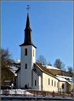 Die Kirche von Michelau aufgenommen am 02.01.2011.