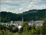 Die Stadt Diekirch liegt eingebettet im Sauertal.
