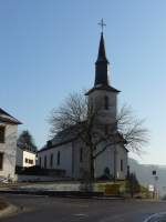 Die Kirche von Michelau (Luxemburg) aufgenommen am 23.12.07