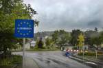 Das Dorf Rosport im Groherzogtum Luxembourg an der Grenze zu Deutschland.