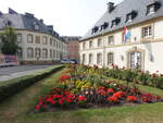 Echternach, historische Gebude an der Porte Saint-Willibrord (18.06.2022)