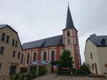 Junglinster, Pfarrkirche Saint-Martin, erbaut von 1772 bis 1774 (20.06.2022)