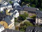 Luxemburg, das Stadtviertel Grund mit der Alzette.