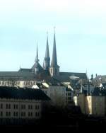 Die Kathedrale Notre Dame de Luxembourg.