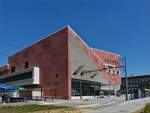 Das Neue Gebude der Nationale Bibliothek in der Stadt Luxemburg.