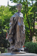 Die Statue der Groherzogin Charlotte (Monument Grande-Duchesse Charlotte) in der Innenstadt von Luxemburg wurde 1990 offiziell eingeweiht.