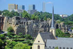 Blick auf den Bockfelsen in Luxemburg.