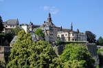 Blick auf die Oberstadt in Luxemburg.
