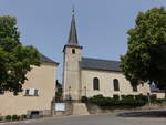 Hassel, Pfarrkirche Saint-Lucie in der Rue de Eglise (18.06.2022)