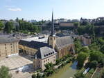 Luxemburg, Johanneskirche am Parvis de l´Abbaye (21.06.2022)