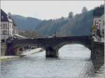 Die Brücke über die Our in Vianden fotografiert am 29.03.09.