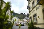 Hotel Victor Hugo und Rue Victor Hugom in Vianden.