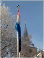 Unterkhlte Fahne am 31.12.2011 in Berl.