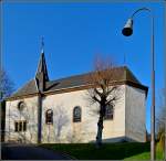 Die kleine Kirche von Enscherange wurde 1765 gebaut und ist dem Heiligen Laurentius gewidmet.
