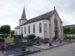 Boulaide, Pfarrkirche Sacre-Coeur in der Rue du Cure (22.06.2022)