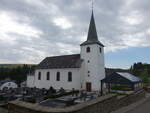 Surre, Pfarrkirche Saint-Lambert am Place de Eglise (22.06.2022)