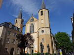 Luxemburg, Pfarrkirche Saint-Alphonse in der Rue Beaumont (21.06.2022)