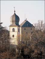 Der alte Glockenturm und das Schloss in Mersch aufgenommen am 28.12.08.