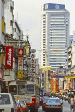 Chinatown in Kuala Lumpur.