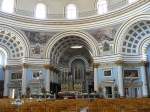 Die Maria Himmelfahrts Kirche von Mosta in Malta am 31-08-2007.