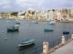 Luzzus Fischerboote im Kalkara Creek (23.03.2014)