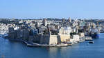 Die Halbinsel Senglea befindet im sdwestlichen Teil des  Groen Hafens  von Malta.