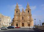 Mellieha, Parish Church Birth of our Lady, erbaut von 1881 bis 1898 (21.03.2014)