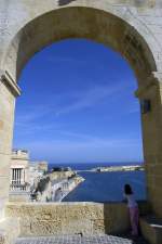 Valletta von Herbert Ganado Gardens aus gesehen.