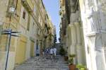 Treppen in  der Altstadt von Valletta - Malta.