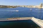 Valletta - Blick auf fort Manoel (links) und Sliema (rechts).