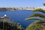 Blick auf Sliema von Boat Street in Valletta.