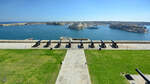 Die Salutkanonen  Saluting Battery  in Valletta sind wahrscheinlich die ltesten noch genutzten Salutkanonen der Welt.