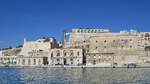 Blick von Sden auf Valletta.