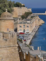Das sdliche Ufer von Valletta.