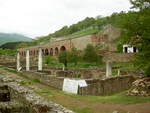 Bitola, Ausgrabungssttte Herakleia Lynkestis, Ruine der groen Basilika (05.05.2014)