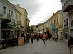 Bitola, Flanierstrae Sirok Sokak mit historischen Gebuden (05.05.2014)