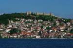 Ohrid, Festung des Zaren Samuil auf dem Stadthgel Gorni Saraj und Altstadtviertel Centar (06.05.2014)